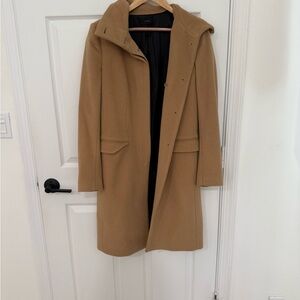 Joseph tan wool coat
